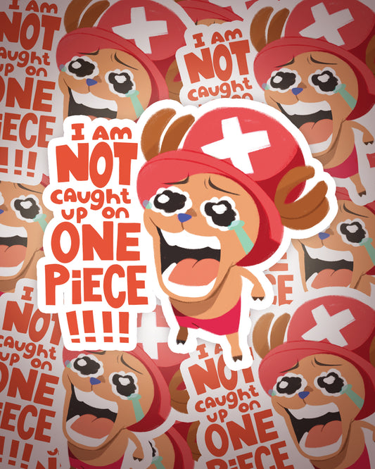 Crying Chopper Sticker