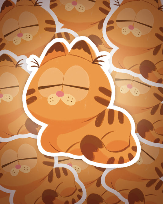 Eepy Garf Sticker