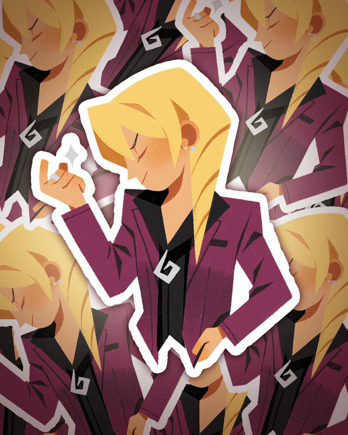 Snapping Klav Sticker