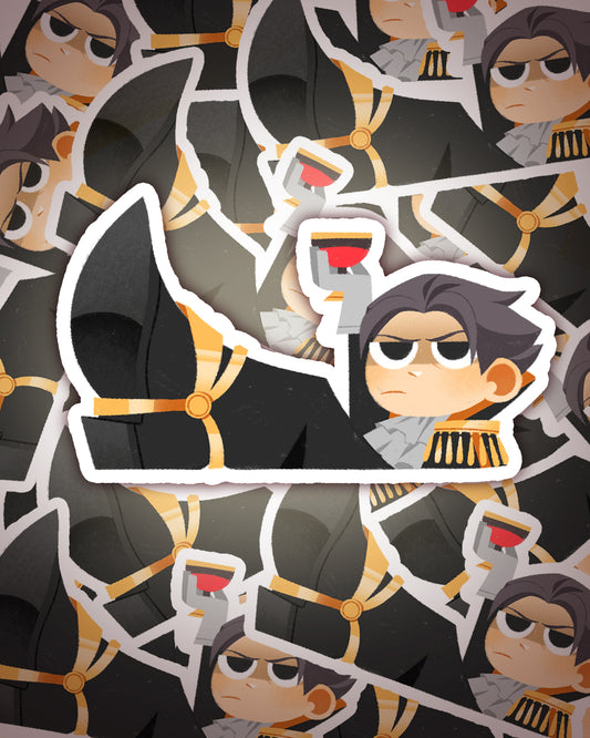 Baron Van Leg Sticker