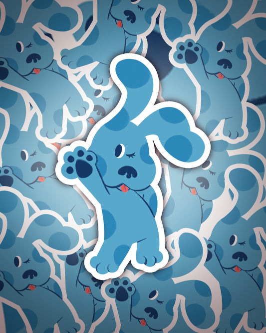 Blues Clue Sticker