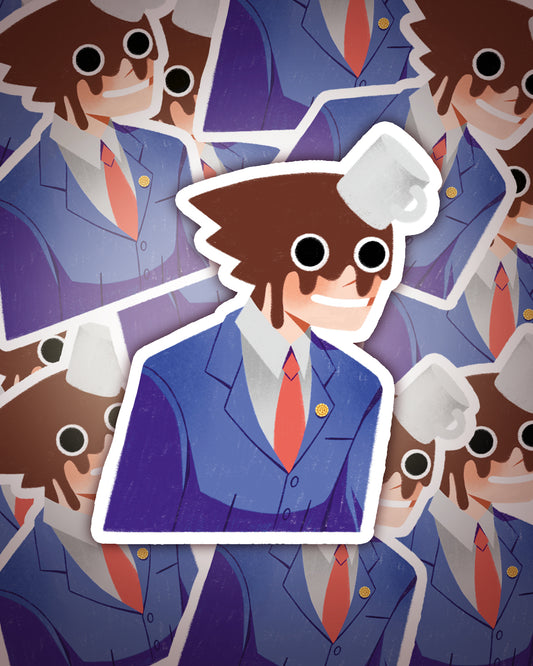 Coffee'd Sticker
