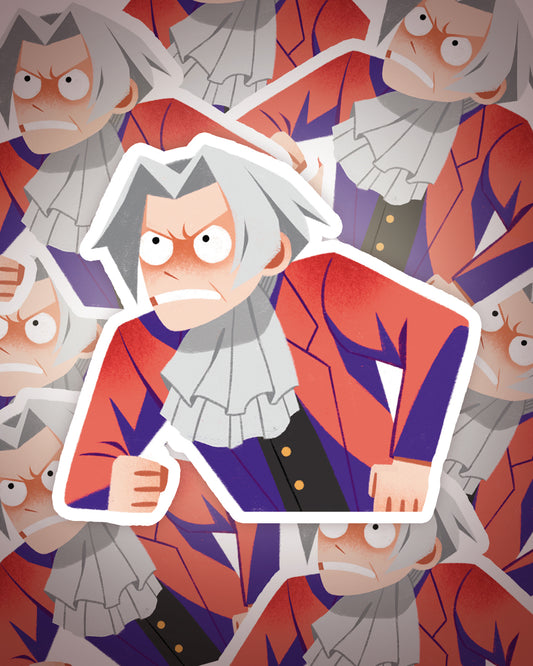 Cornered Edgeworth Sticker