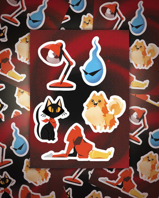 Ghost Trick Sticker Sheet