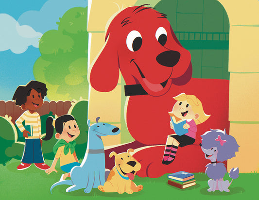 Big Red Dog Print