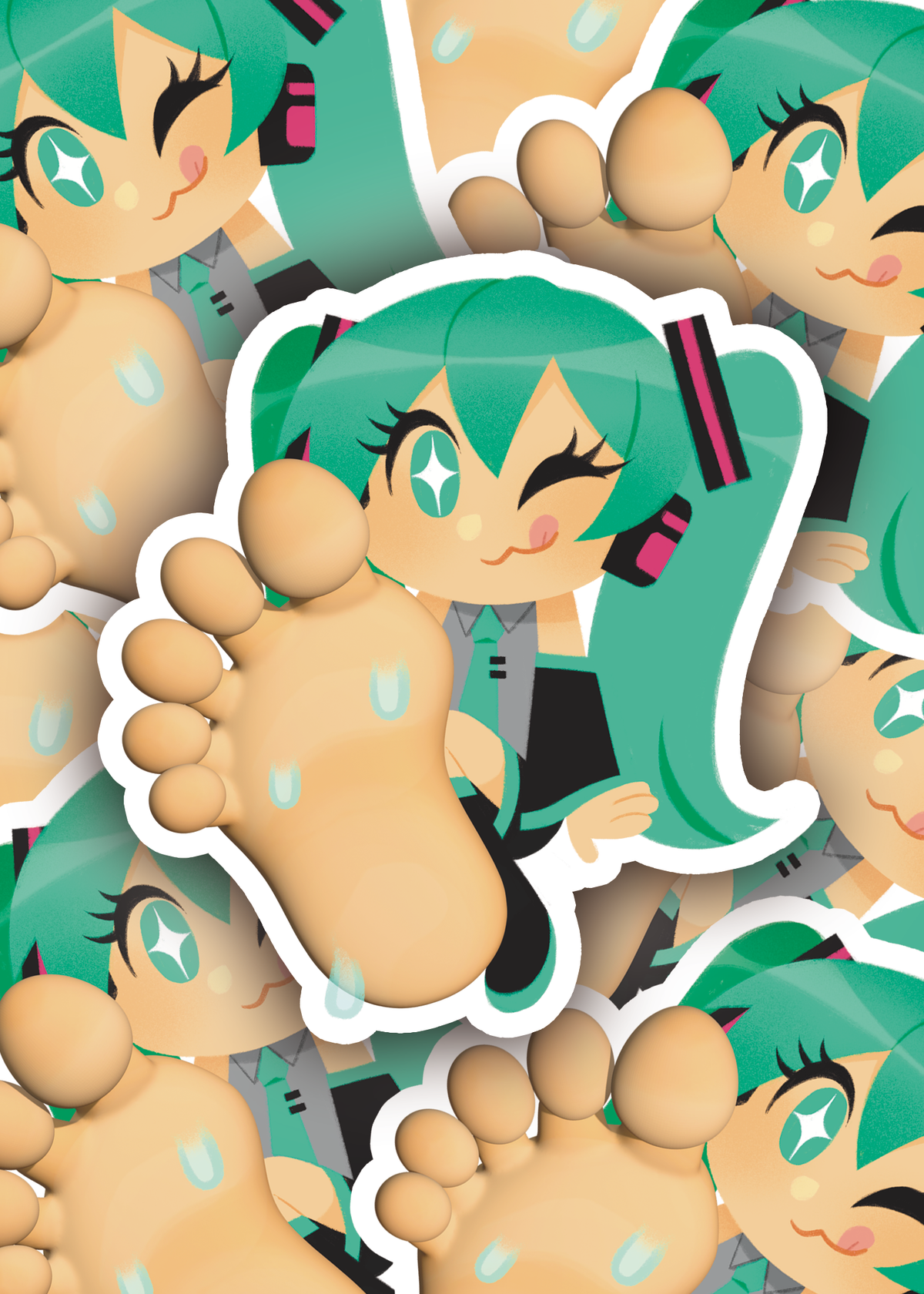 Feet Juice Sticker