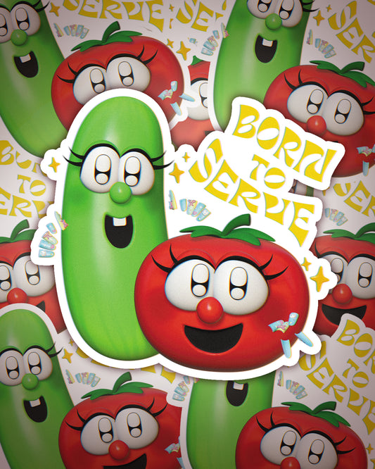 Born to Serve Sticker